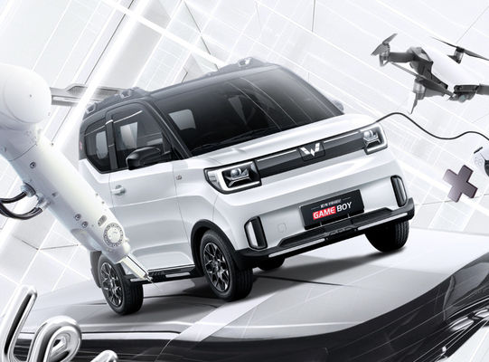 120-170 کیلومتر Mini EV ماشینs Wuling Ev ماشین 3 در 4 صندلی اندازه جمع و جور