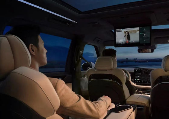 5 در 6 صندلی Geely Zeekr Ev 009 Zeekr برقی ماشین 702-822KM برد طولانی