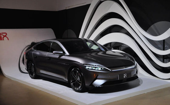 5 در 5 صندلی BYD Han EV ماشینs Pure برقی Mid Large 610-715KM