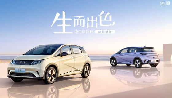 Pure برقی Mini Byd Dolphin Ev 301-405KM 5 Doors 5 صندلی